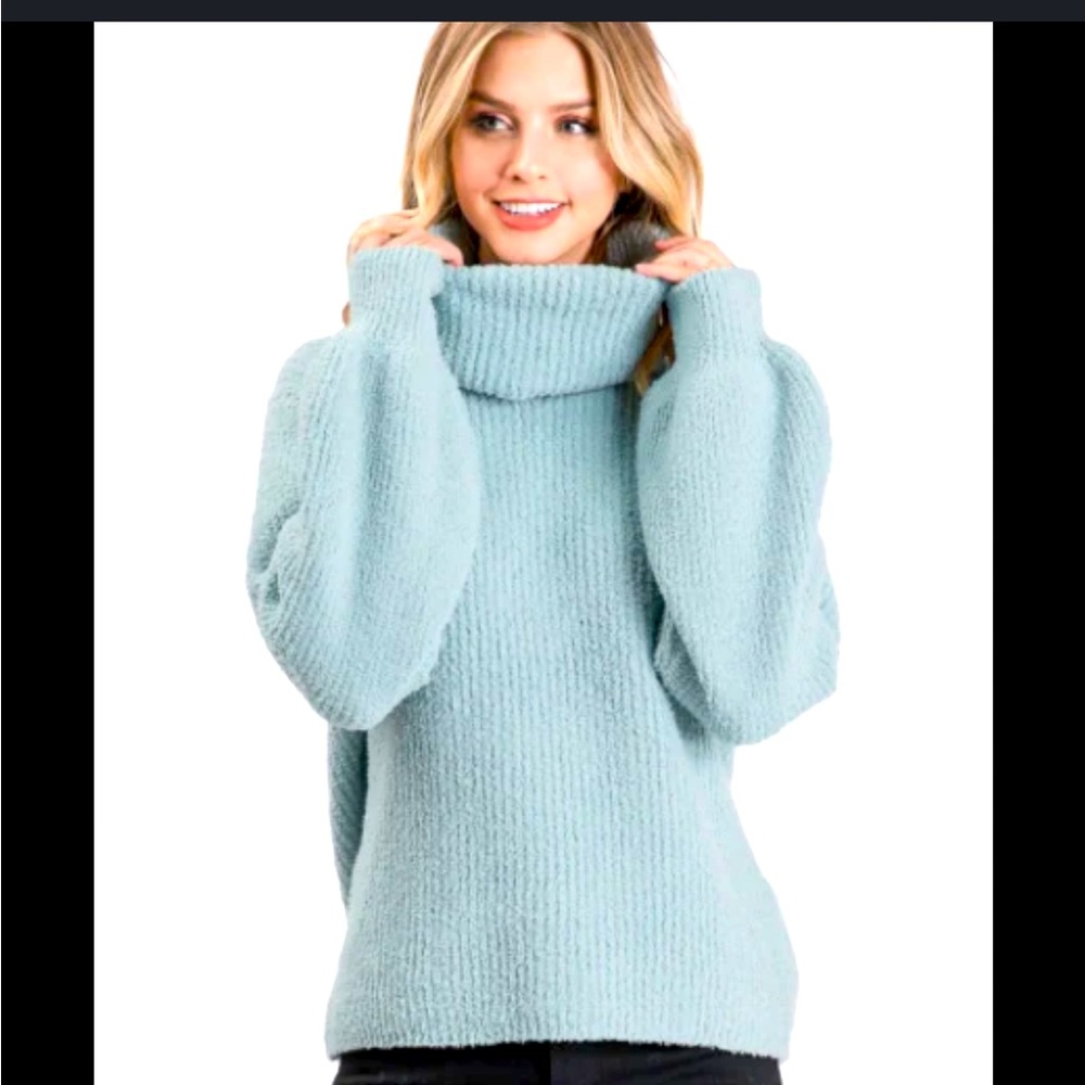 NWT cowl neck soft sweater